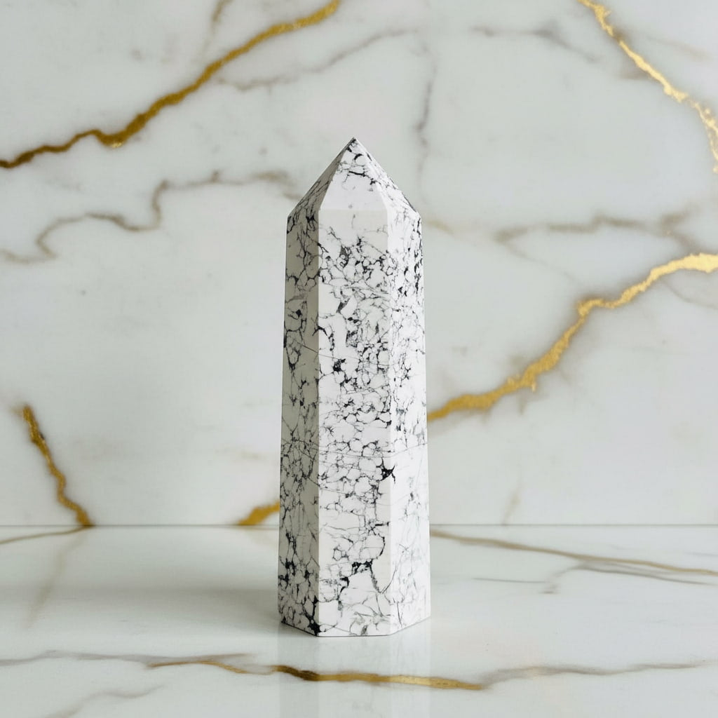 Howlit Obelisk – Ruhe & Zentrierung JETZT sichern CrystalScents