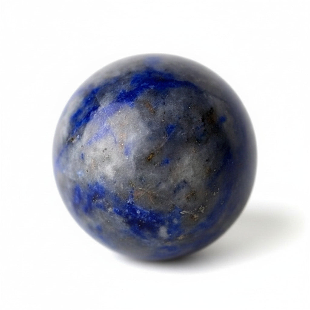 Mini Lapislazuli Kugel - Handschmeichler in tiefem Blau CrystalScents