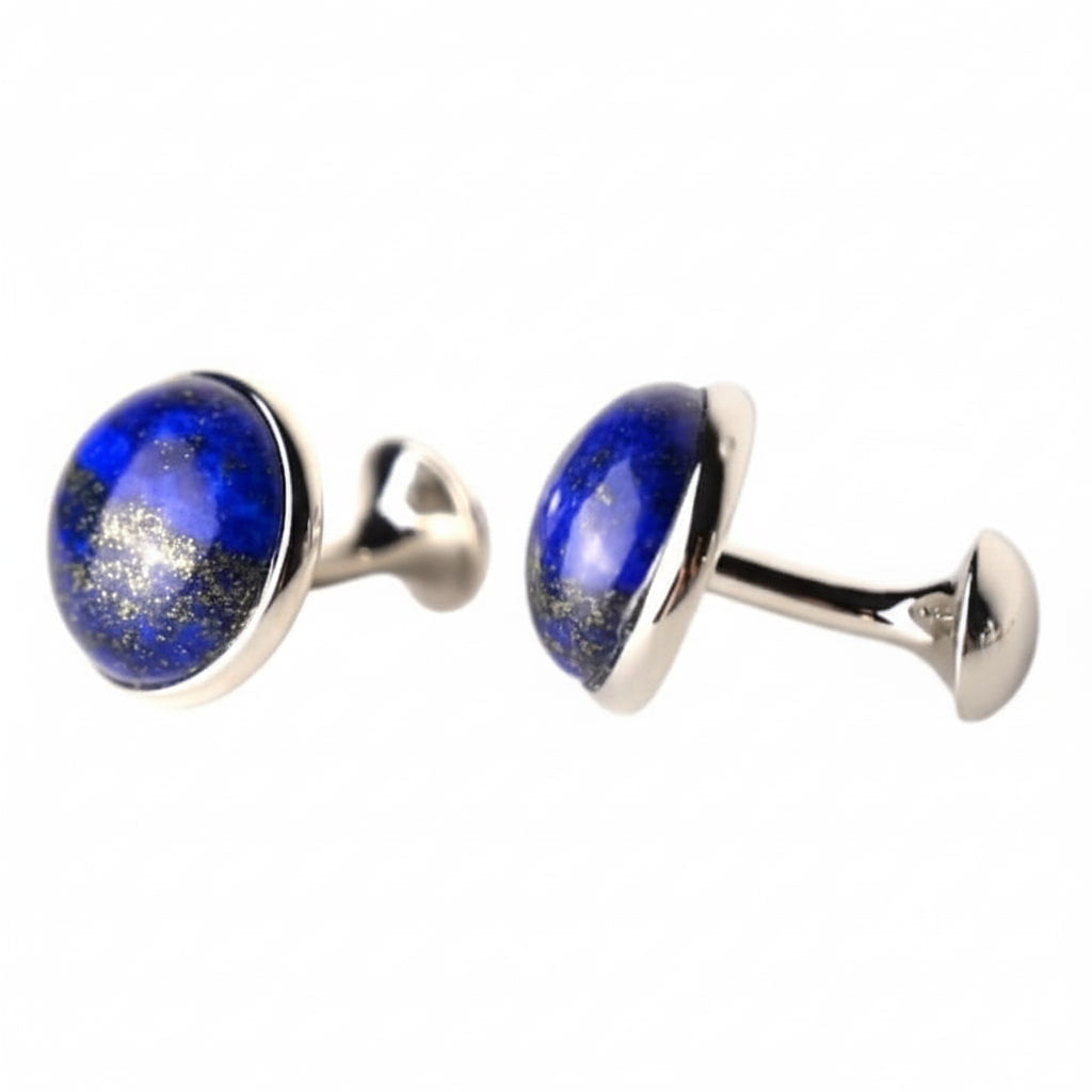 Lapislazuli Manschettenknöpfe - Stärke & Mut CrystalScents