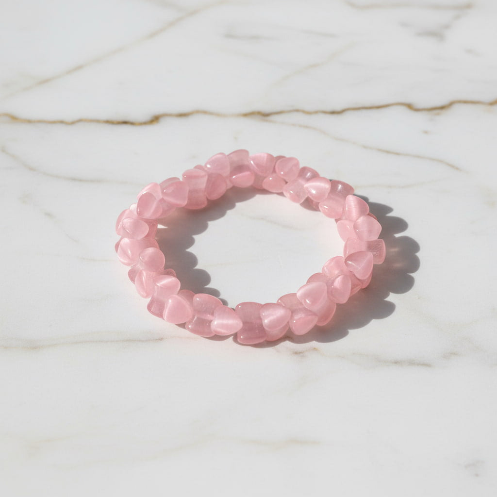 Katzenauge Herz Armband – Symbolische Bedeutung CrystalScents