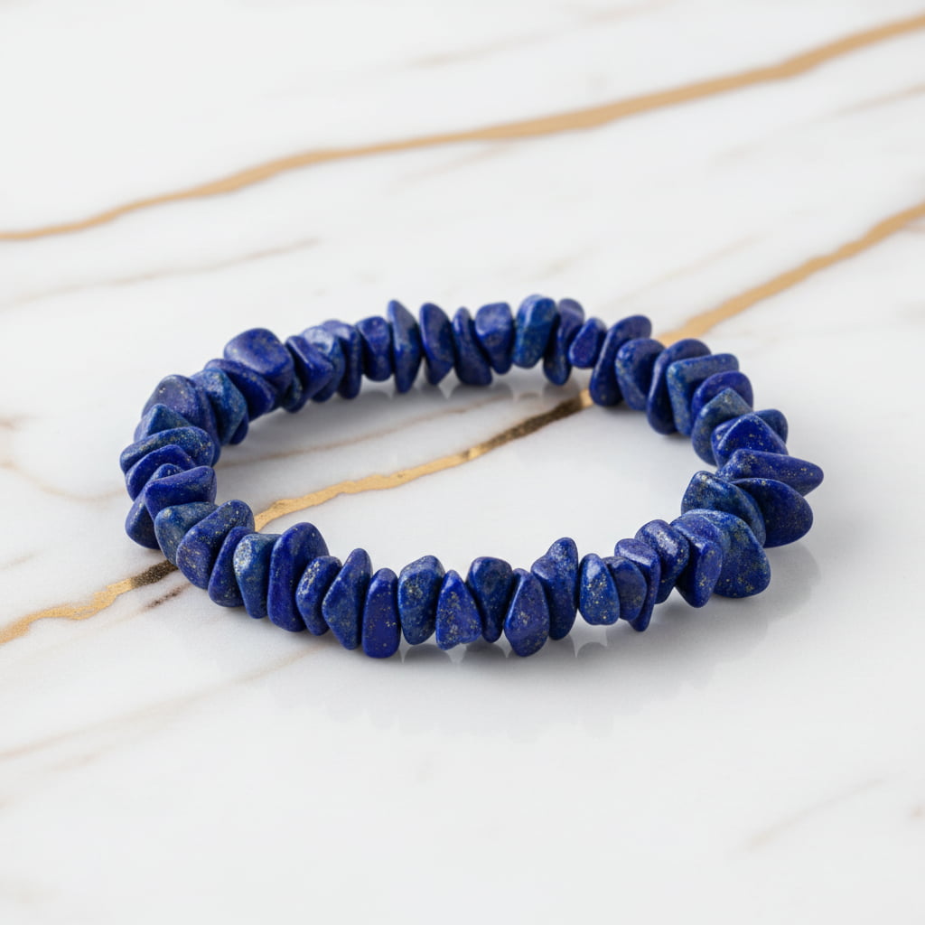Lapislazuli Splitter Armband – Fokus & Klarheit