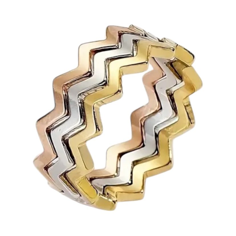 3 - teiliger Stacking - Ring - CrystalScents