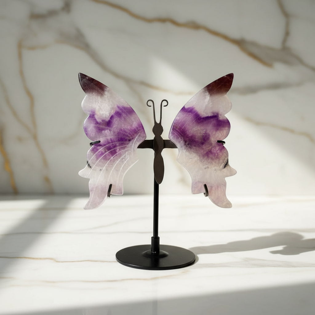 Amethyst Schmetterling – Funkelnde Freiheit & Energie CrystalScents