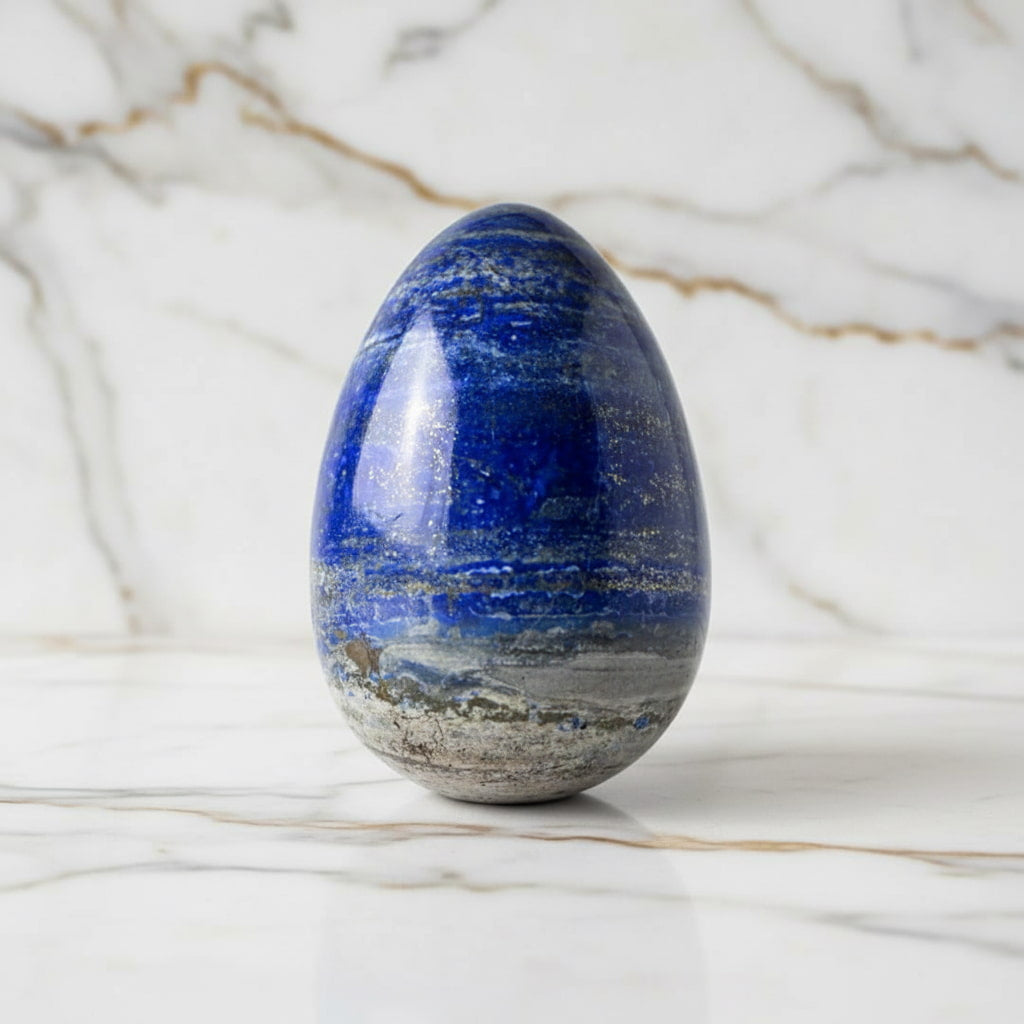 Sehr großes Lapislazuli Ei – Macht & Harmonie CrystalScents