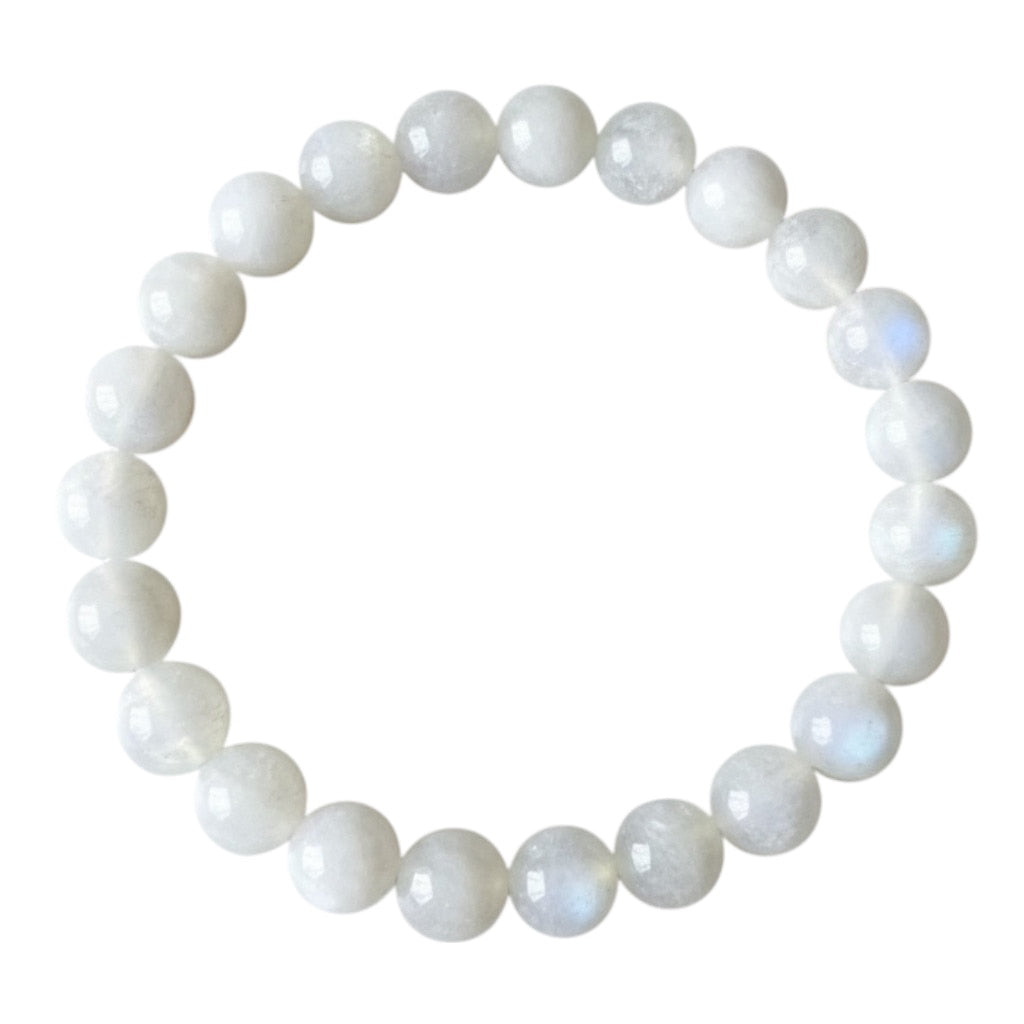 Mondstein Kugelarmband - Magisches Mondlicht CrystalScents