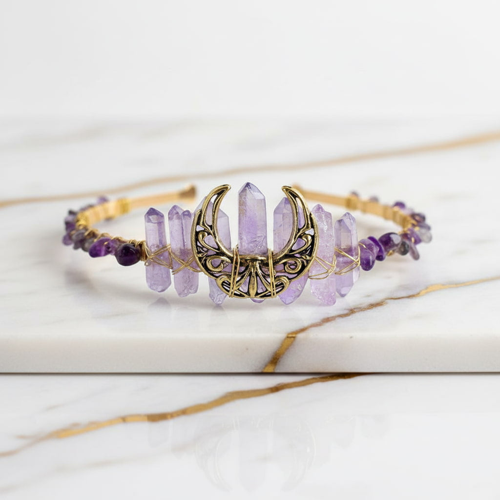 Amethyst Tiara – Eleganz & Stil für besondere Anlässe CrystalScents