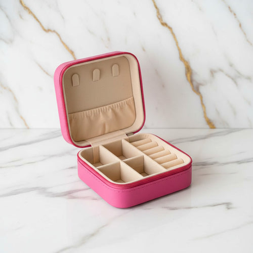 Schmuckbox Pink – Aufbewahrung für Ringe & Ketten CrystalScents