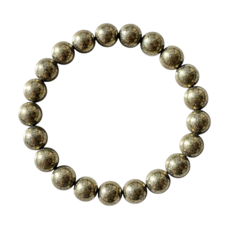 Pyrit Kugelarmband – Reichtum & Tatkraft CrystalScents