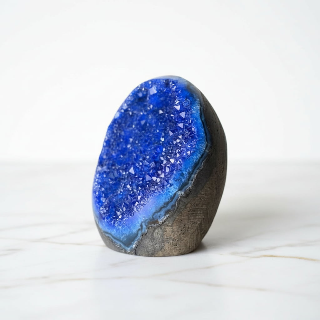 Amethystdruse – Blaue Kristallschönheit CrystalScents