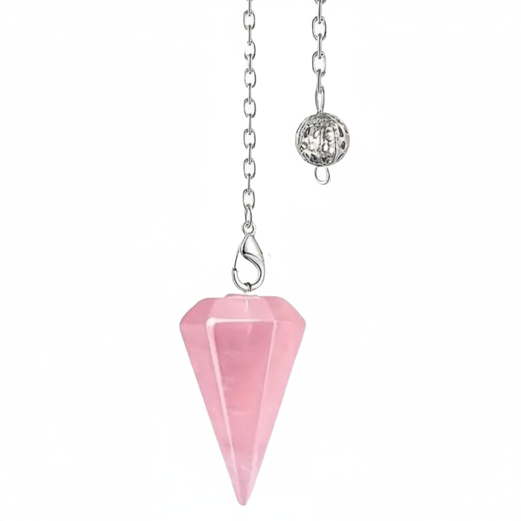 Rosenquarz Pendel – Liebe & emotionale Balance CrystalScents