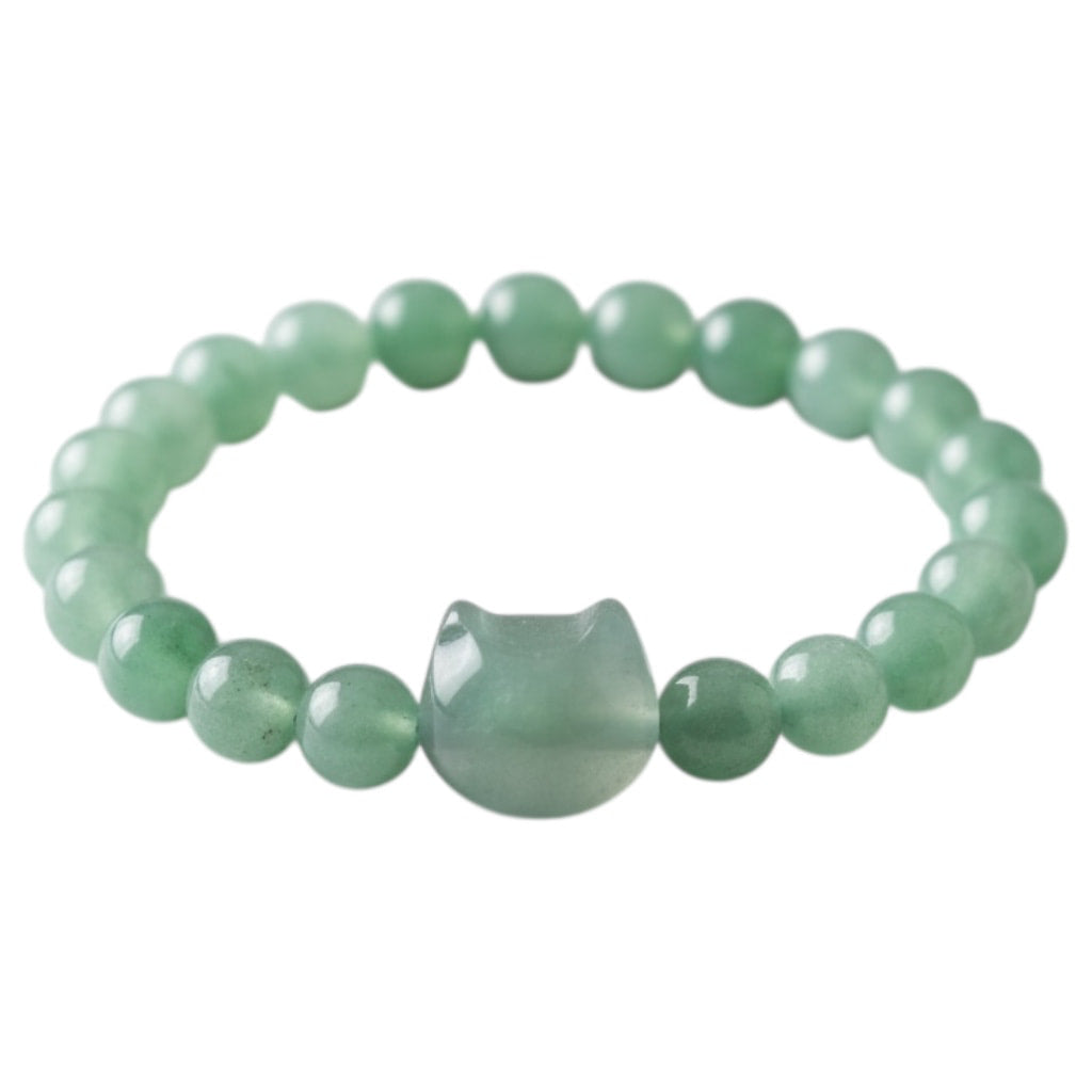 Aventurin Kugelarmband - Katze CrystalScents