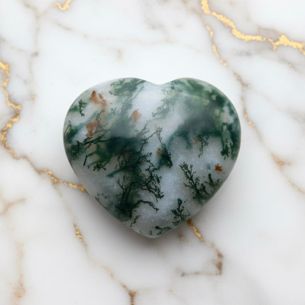 Moosachat Herz – Kleiner Glücksbringer