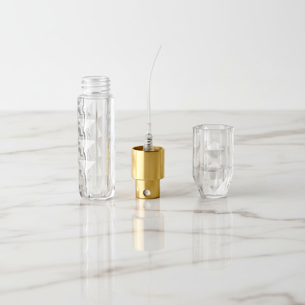 Parfüm Abfüller zum Aufschrauben in Gold CrystalScents