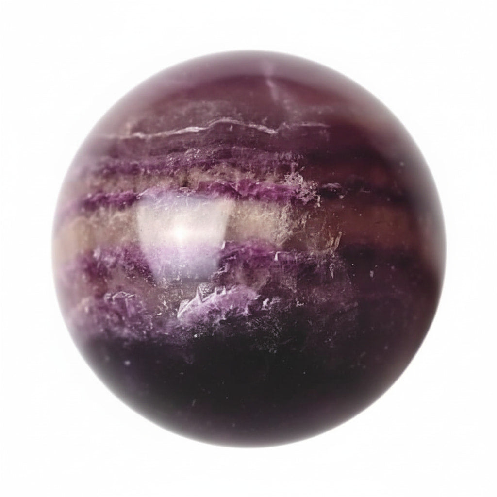 Fluorit Kugel in leuchtendem Lila CrystalScents