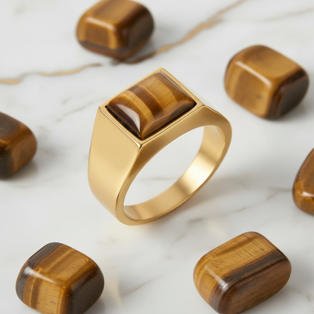 Tigerauge Ring – Stabilität & Selbstvertrauen CrystalScents