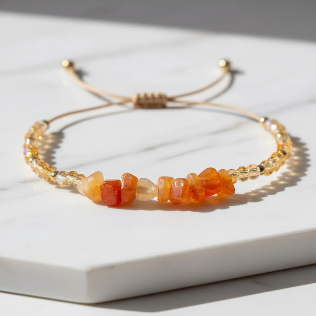 Karneol Schutzarmband – Lebensenergie & positive Stimmung