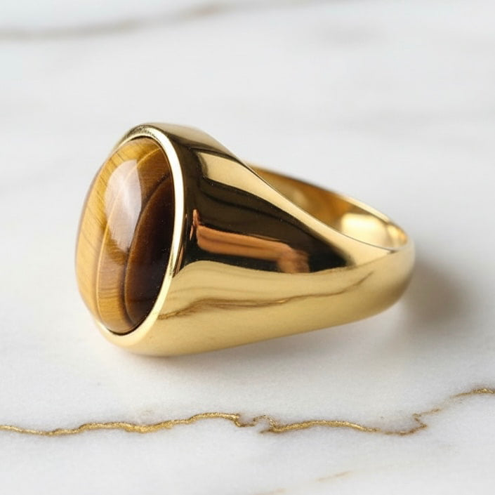 Tigerauge Ring Oval – Highlight JETZT sichern CrystalScents