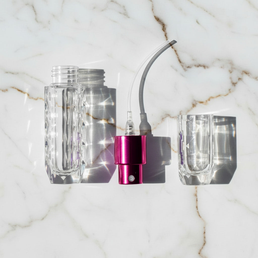 Parfüm Abfüller Pink – stilvoll & handlich CrystalScents