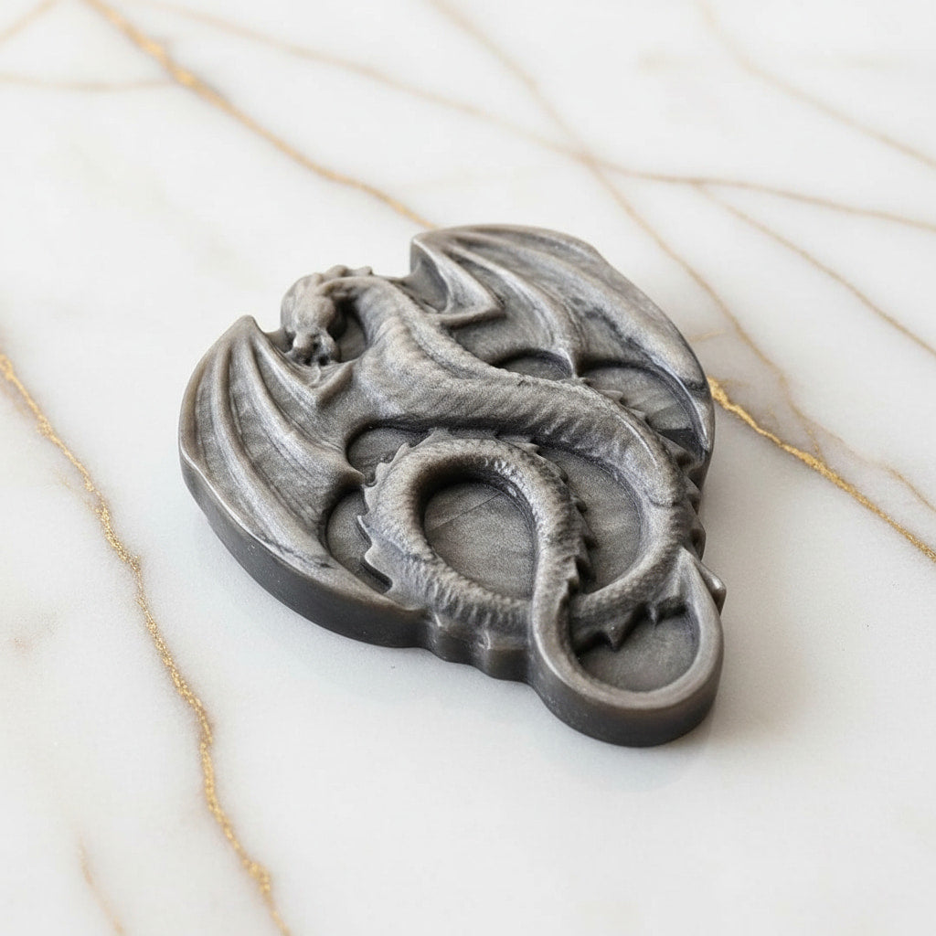 Obsidian Drache – Mystische Figur voller Kraft CrystalScents
