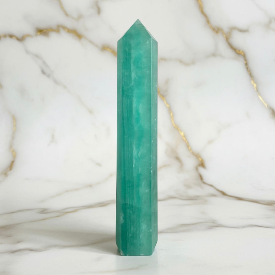 Fluorit Obelisk – Balance & Ruhe