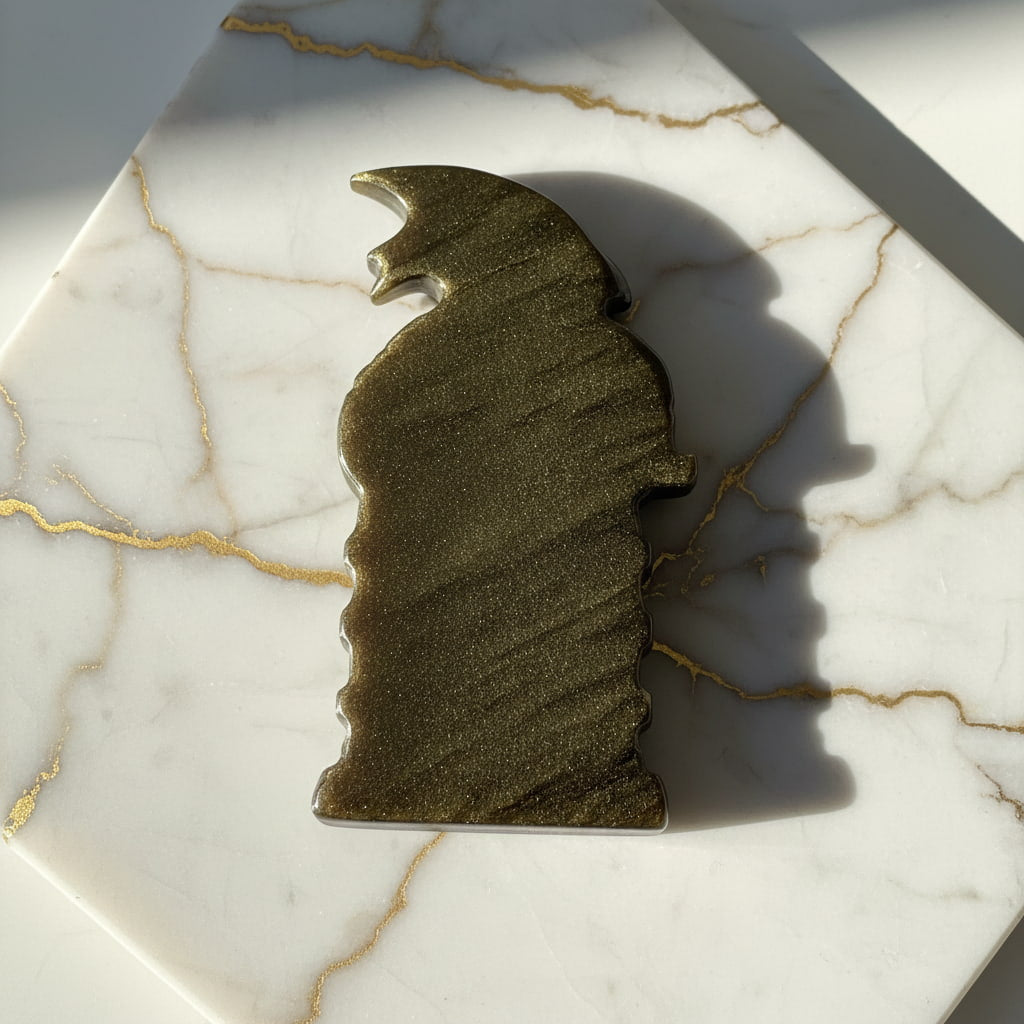 Gold Obsidian „Drachenportal“ – Mystische Kristallskulptur CrystalScents