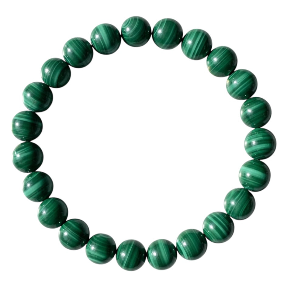 Malachit Kugelarmband – Fokus & Balance CrystalScents