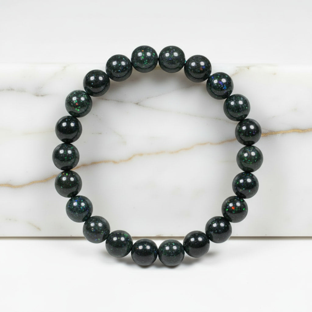 Schwarzes Opal Kugelarmband – Energie & Seltenheit CrystalScents