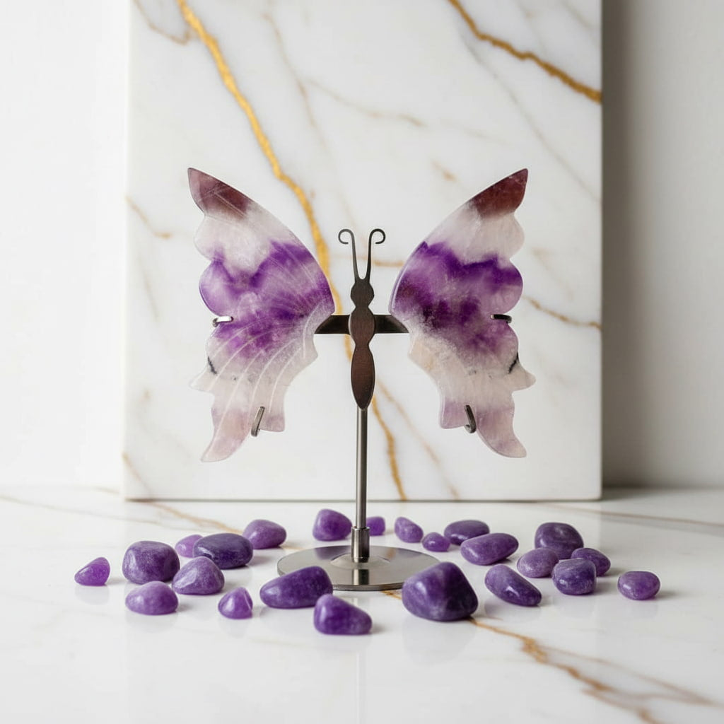 Amethyst Schmetterling – Funkelnde Freiheit & Energie CrystalScents