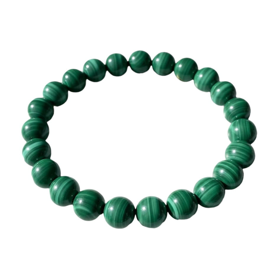 Malachit Kugelarmband – Eleganter Schimmer