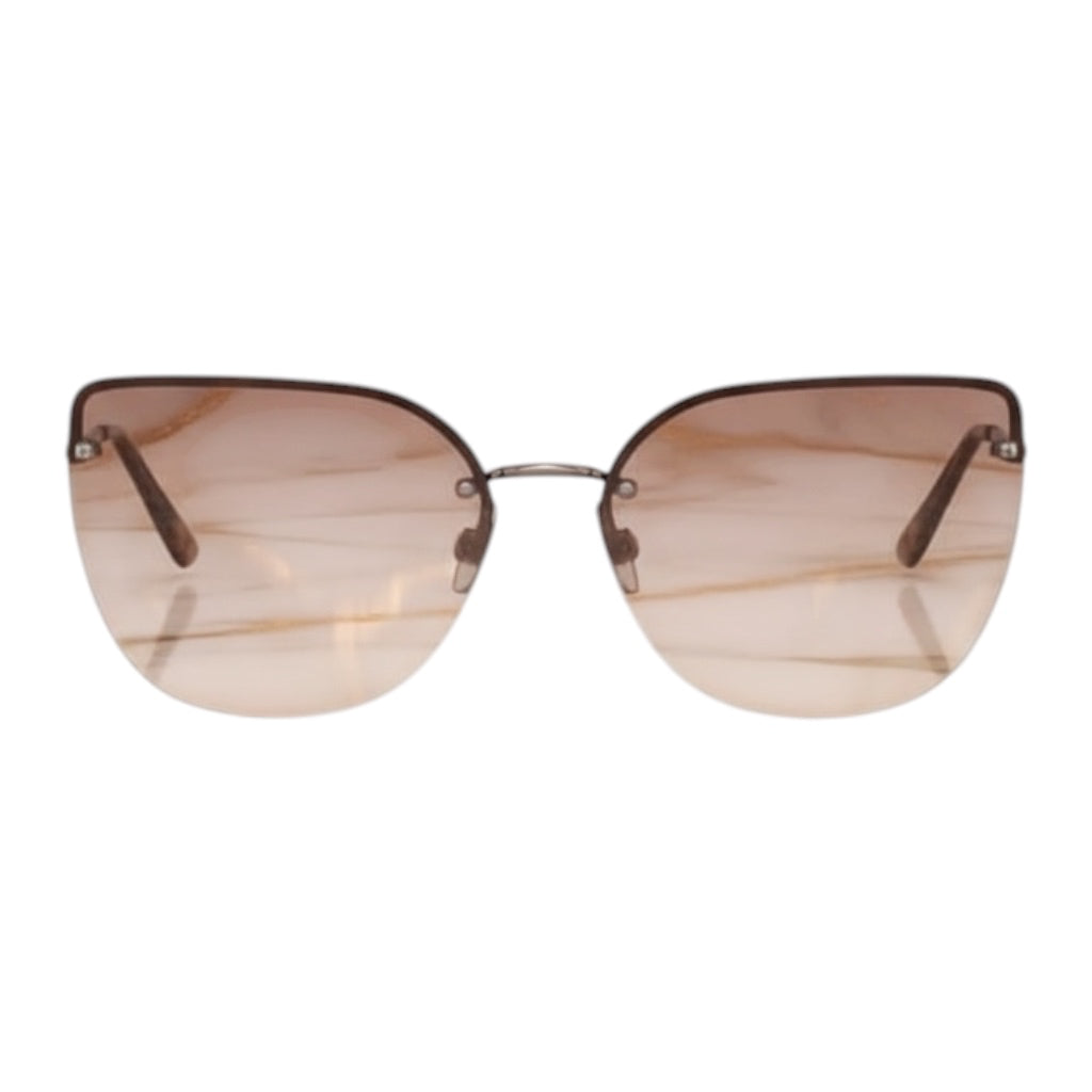 Sonnenbrille – Auffällig braunes Cateye CrystalScents