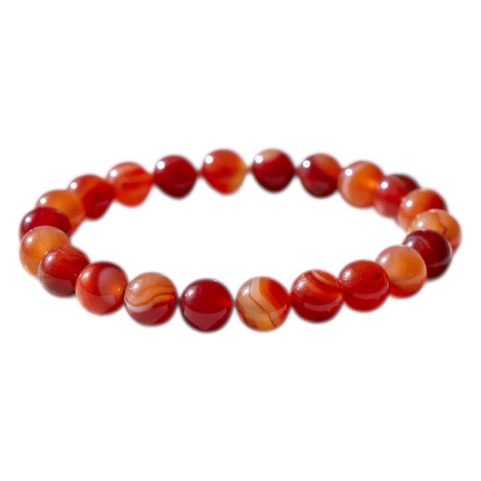 Karneol Kugelarmband – Lebensfreude & innere Stärke CrystalScents