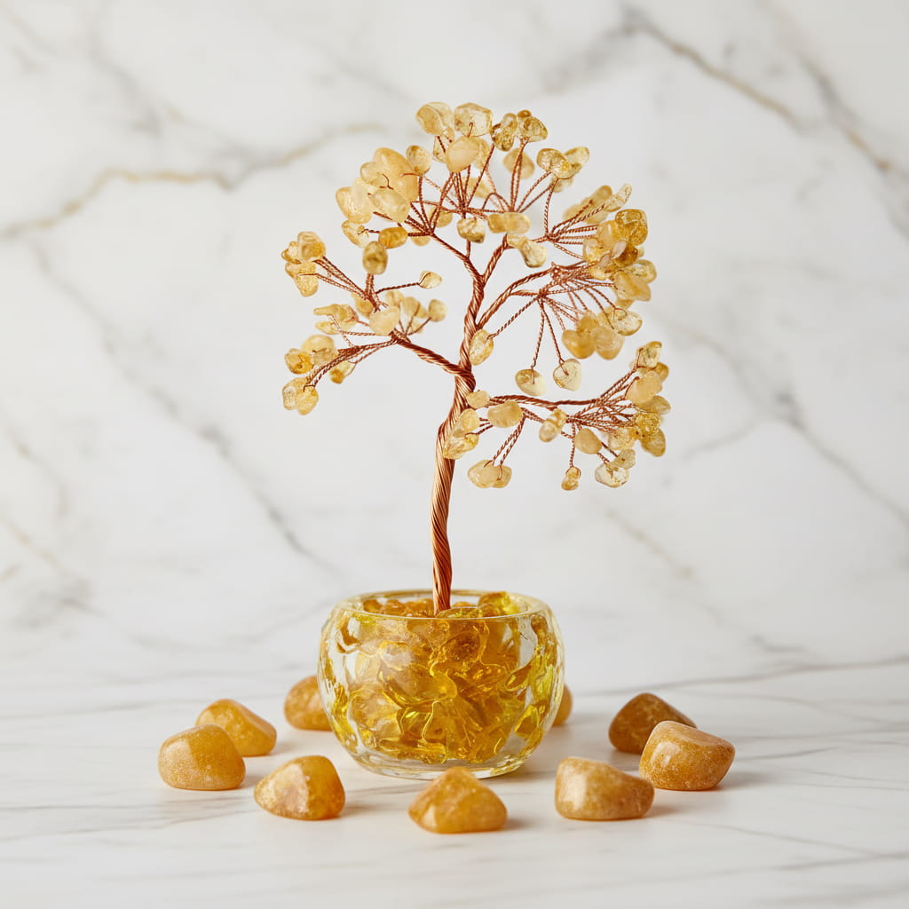 Citrin Baum – Strahlende Harmonie CrystalScents