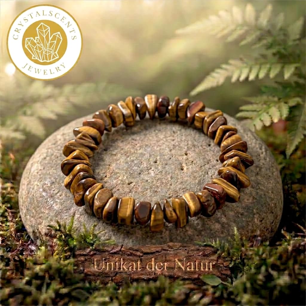 Tigerauge Splitterarmband  - Erdung & Kraft
