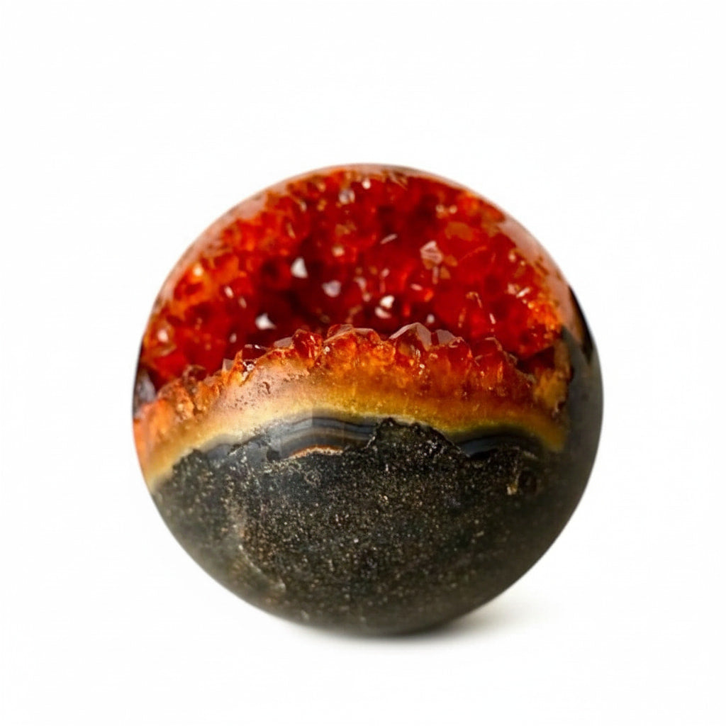 Amethyst Kugel - Rot & Funkelnd CrystalScents