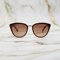Sonnenbrille – Braune Cateye für stylische Looks CrystalScents