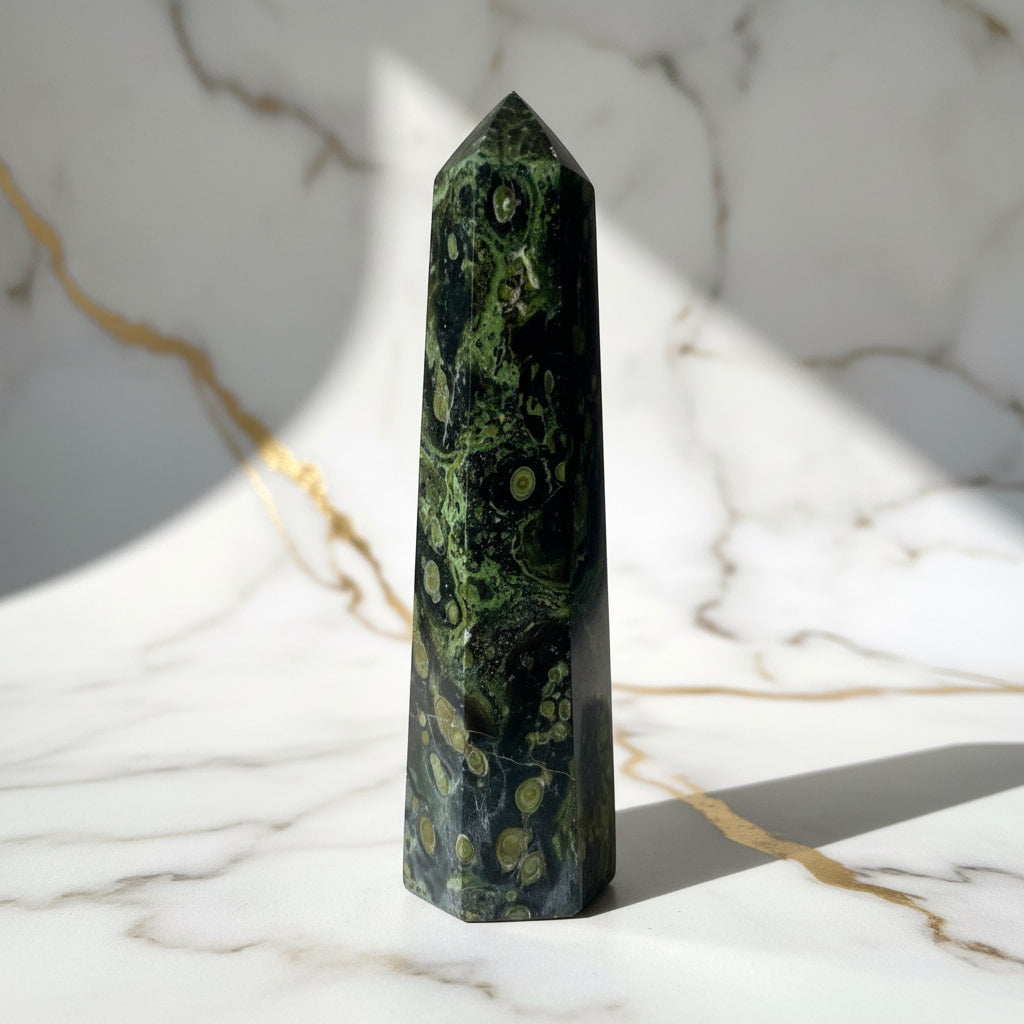 Kambaba Obelisk – Innere Ruhe & Stabilität JETZT sichern CrystalScents