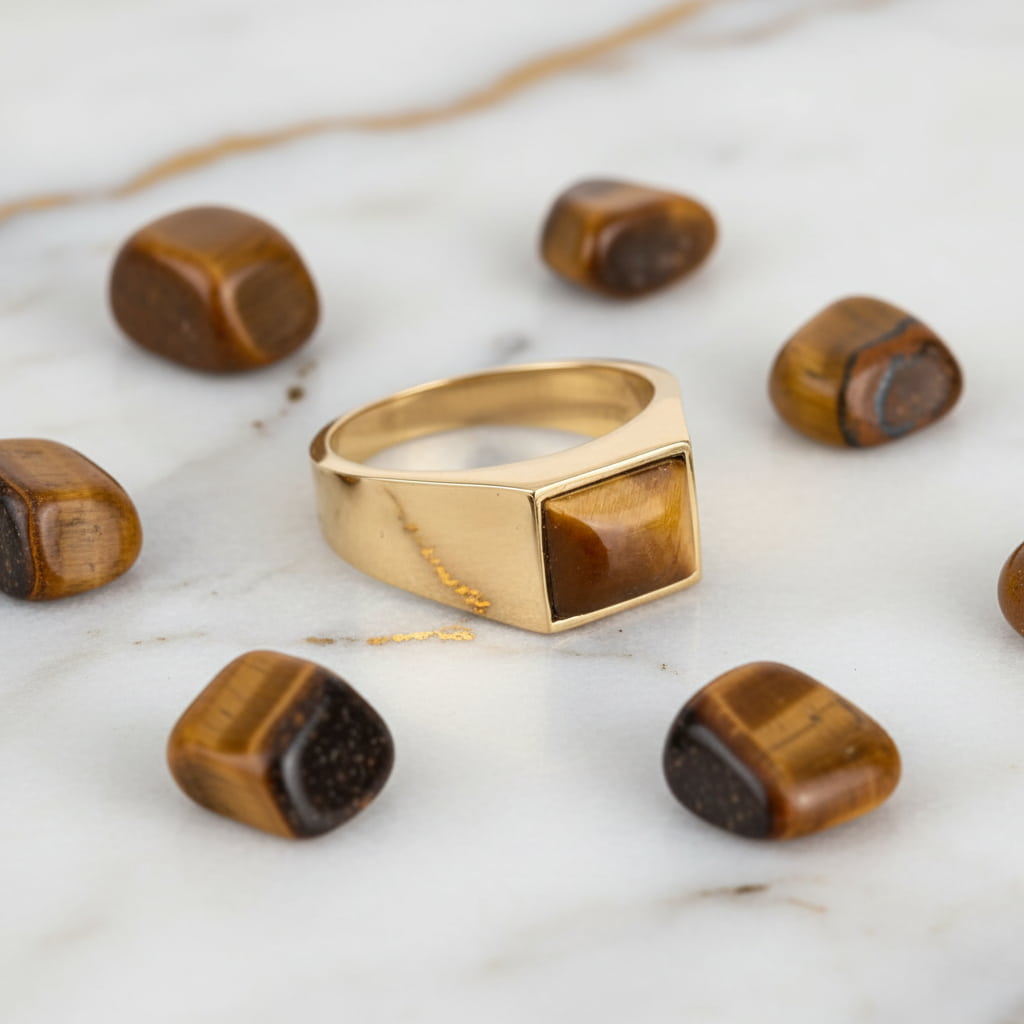 Tigerauge Ring – Stabilität & Selbstvertrauen CrystalScents