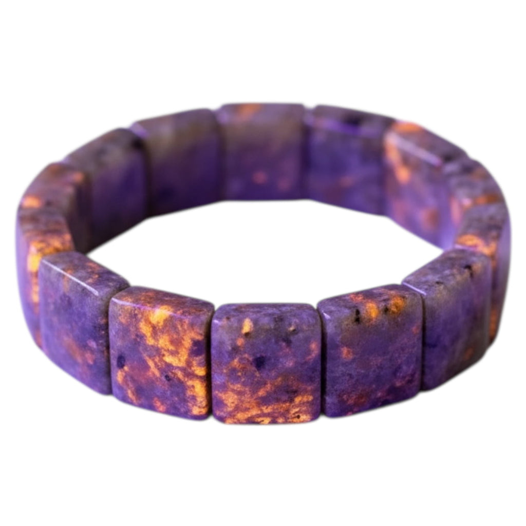 Flammenstein Armband - Fokus & Wirkung CrystalScents