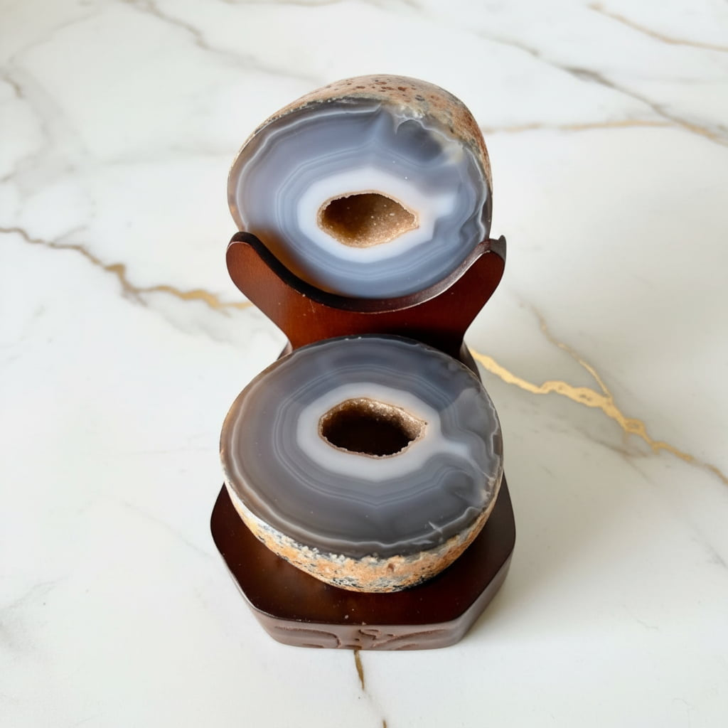 Achat Truhe auf dekorativem Podest