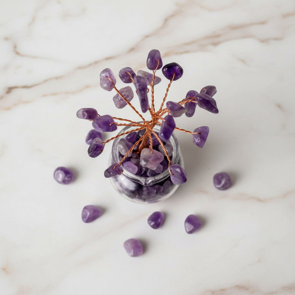 Mini Amethyst Baum – Harmonie & Balance | CrystalScents CrystalScents