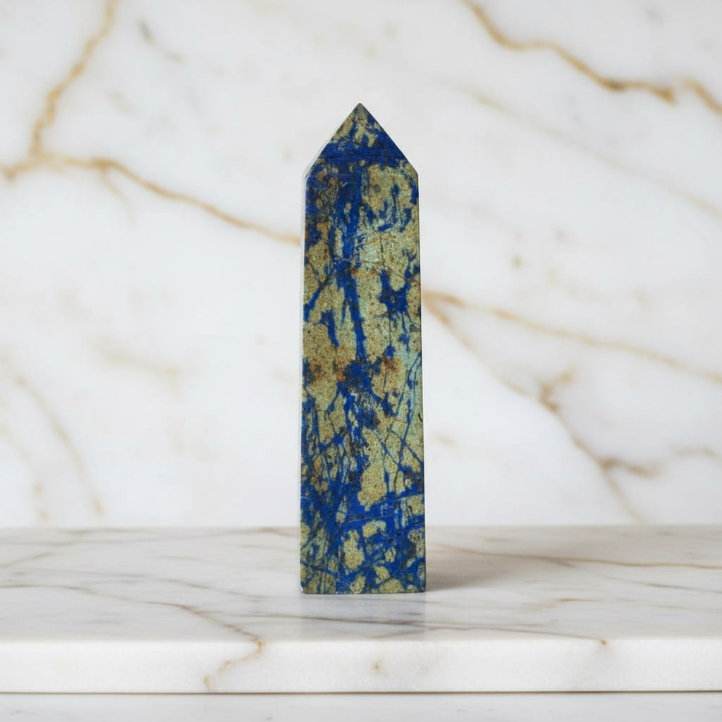 Lapislazuli Obelisk – Dekoratives Schmuckstück JETZT sichern CrystalScents