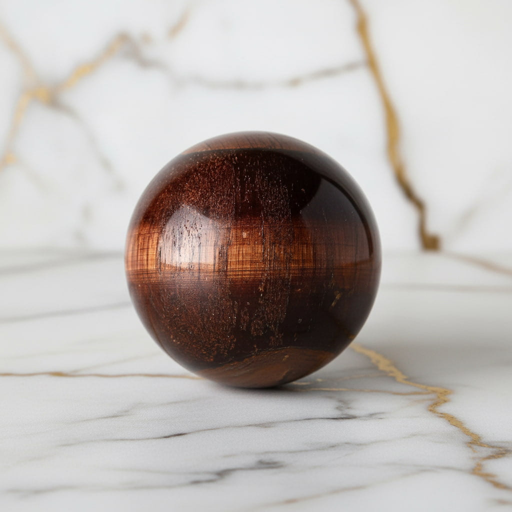 Tigerauge Kugel – Klarheit JETZT sichern CrystalScents