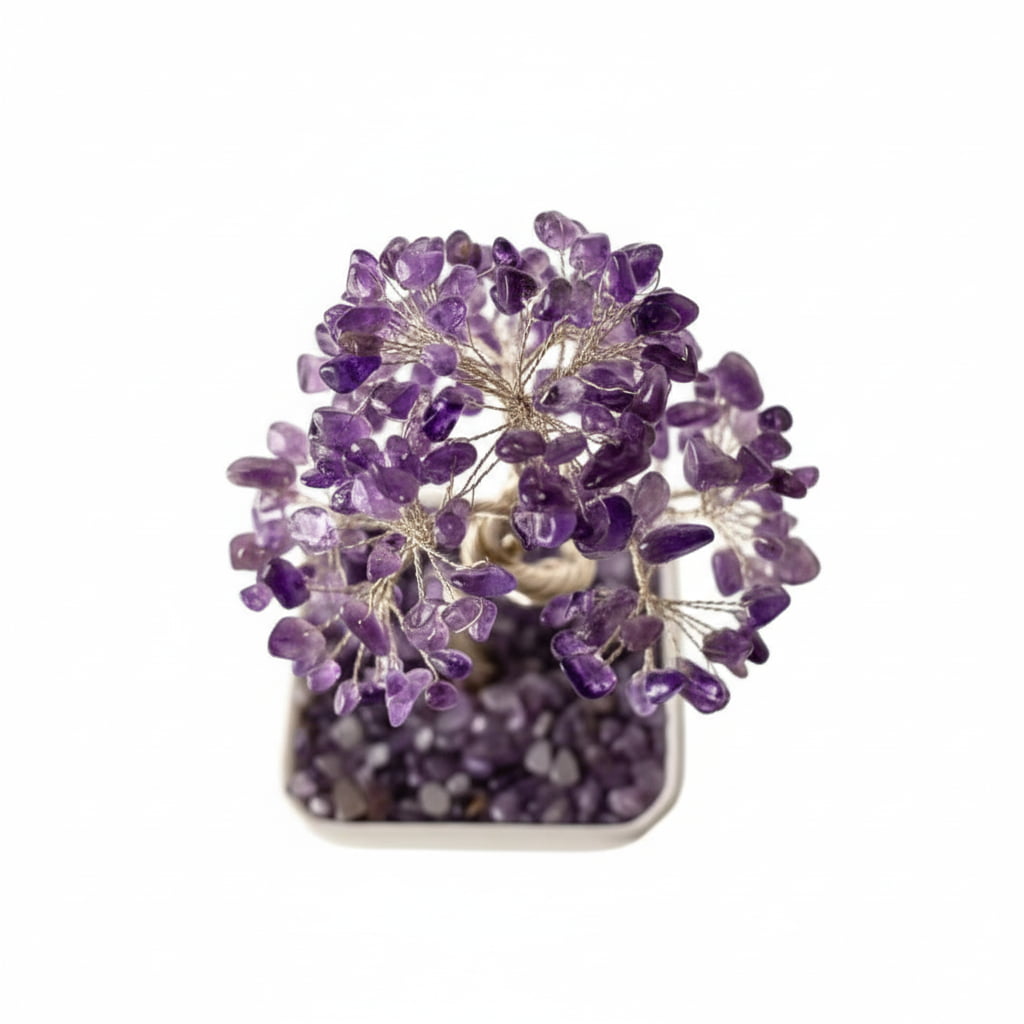Amethyst Baum in Keramik – Harmonie & Balance CrystalScents