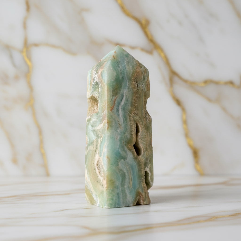 Aragonit Obelisk – Klarheit & Harmonie