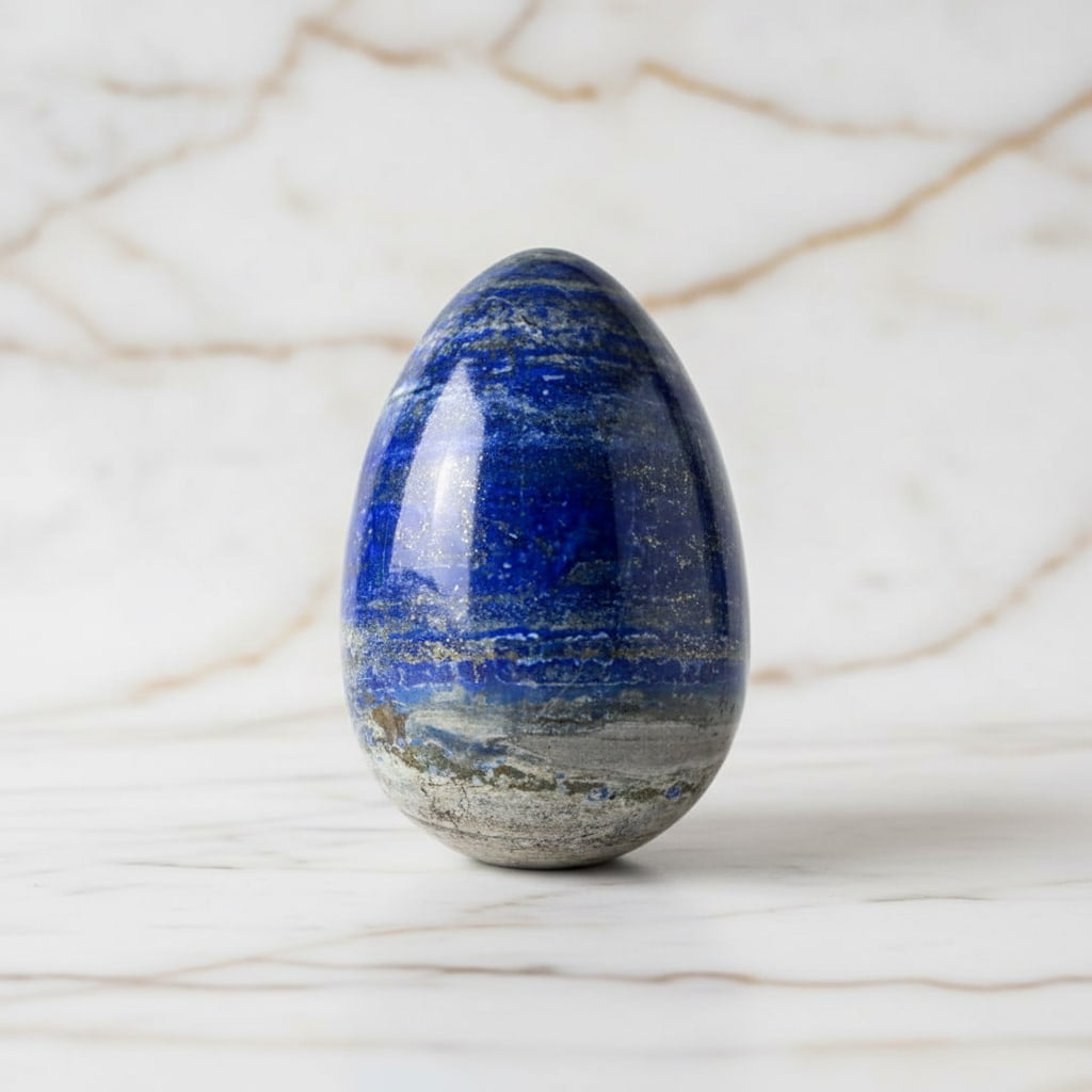Sehr großes Lapislazuli Ei – Macht & Harmonie CrystalScents