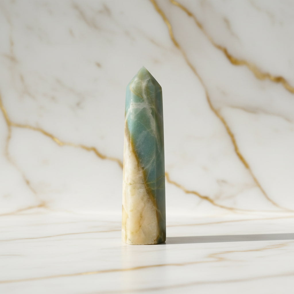 Aragonit Obelisk – Belebend & Klar CrystalScents