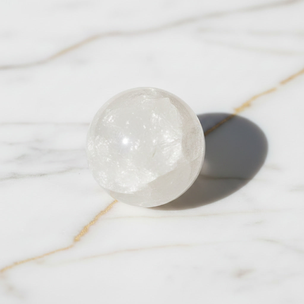 Bergkristall Kugel – Reines Naturjuwel CrystalScents