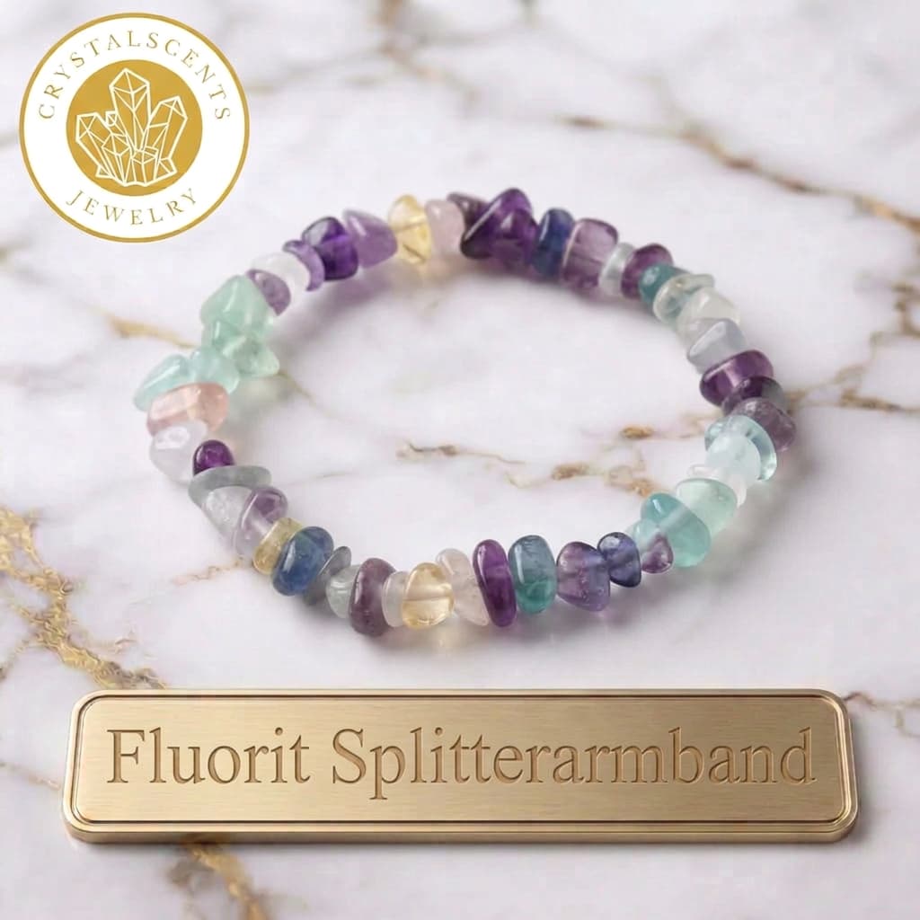 Fluorit Splitterarmband - Fokus & innere Balance