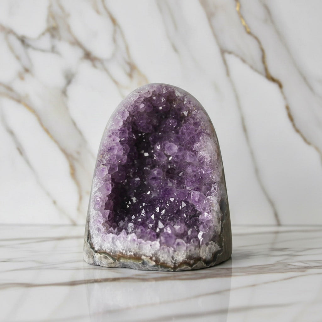 Große Amethystdruse – Majestätisches Naturkunstwerk CrystalScents