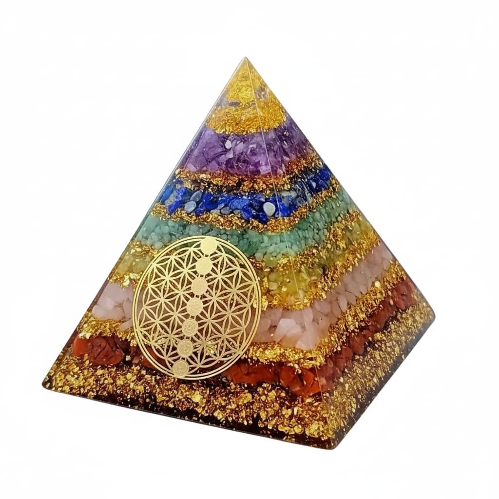 Orgonit Chakra Pyramide – Harmonische Energie CrystalScents